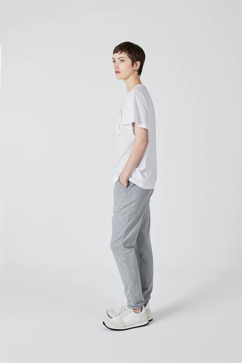 Julia Fong White Cotton In Motion Tee