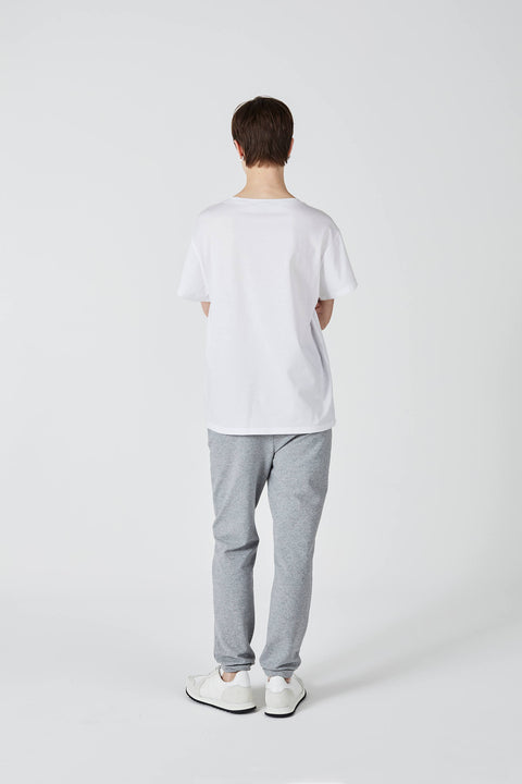 Julia Fong White Cotton In Motion Tee