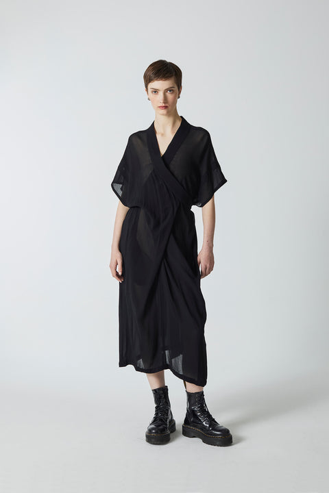 Julia Fong Division Wrap Dress