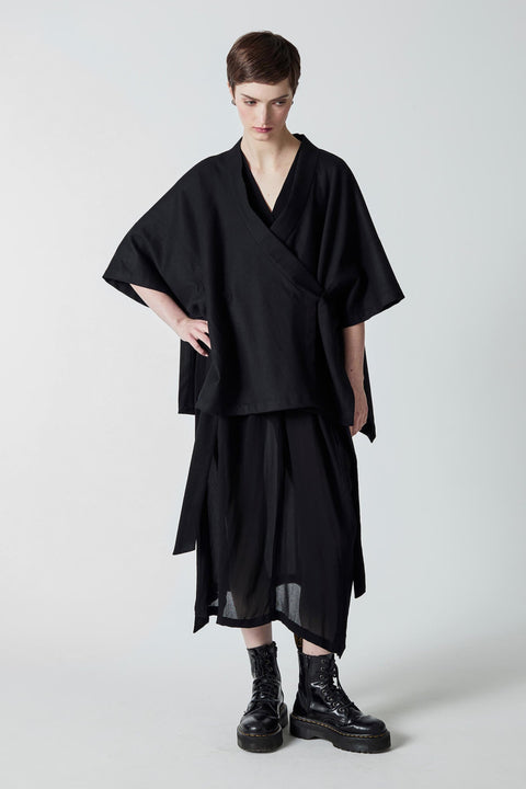 Julia Fong Butterfly Kimono Wrap Jacket