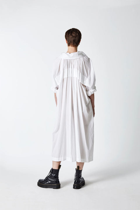 Julia Fong Sweetness and light dress white cotton