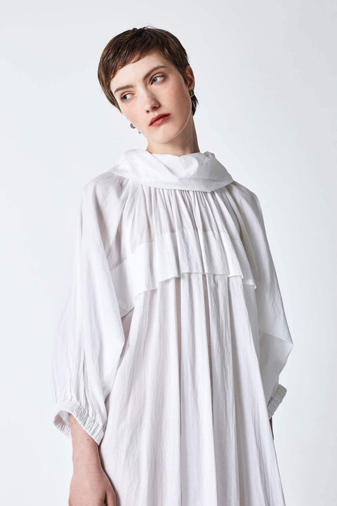 Julia Fong Sweetness and light dress white cotton