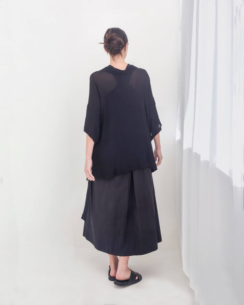 Julia Fong Kimono Crepe Jacket