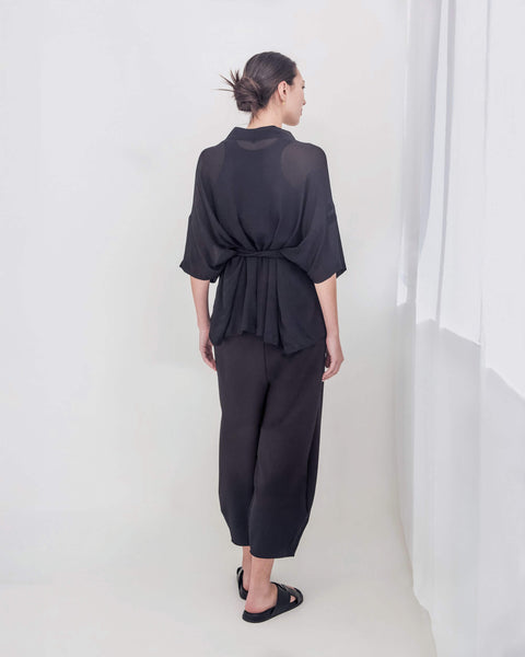 Julia Fong Kimono Crepe Jacket