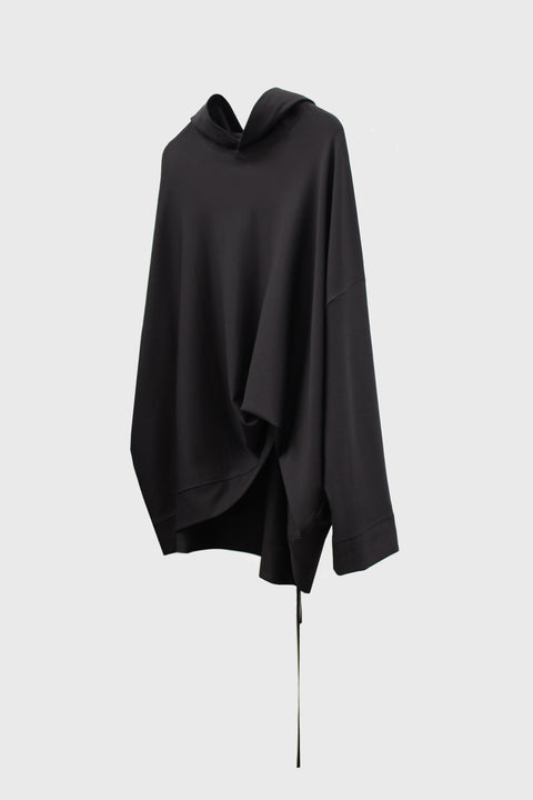 James Brown Adjustable Level Hoodie in Black