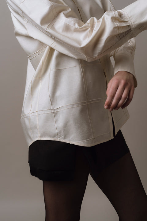 Plaid Shirt | Ivory