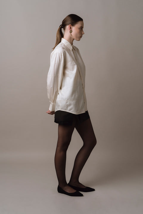 Plaid Shirt | Ivory