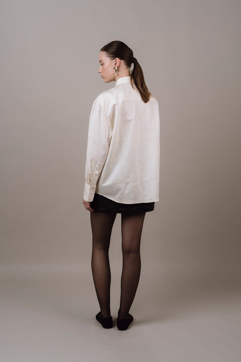 Plaid Shirt | Ivory