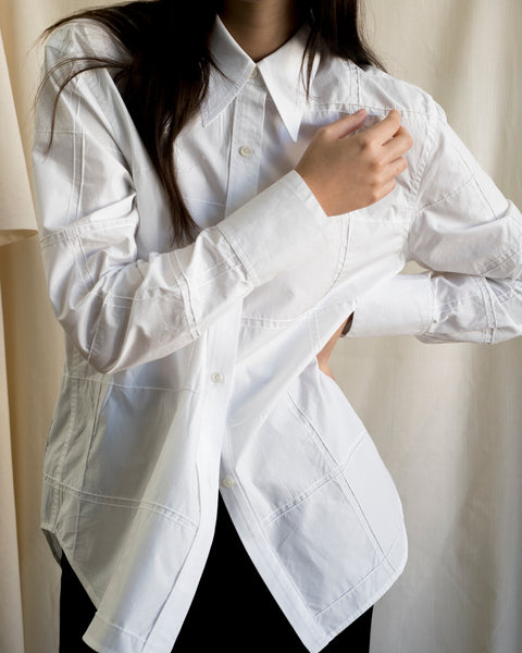 Plaid Shirt | White