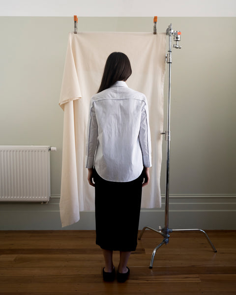 French Shirt | White Stripe