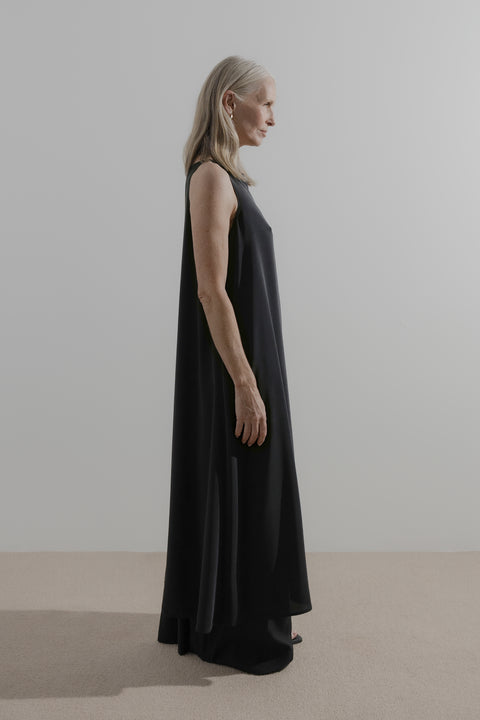 James Brown Silk Shift Dress