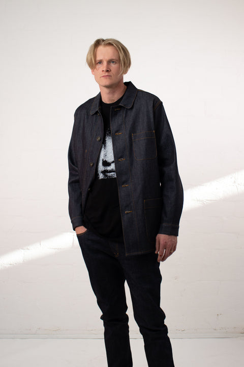 Mens Work Jacket | Indigo