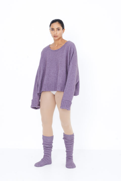 Lela Jacobs Possum and Silk Lavender Jersey
