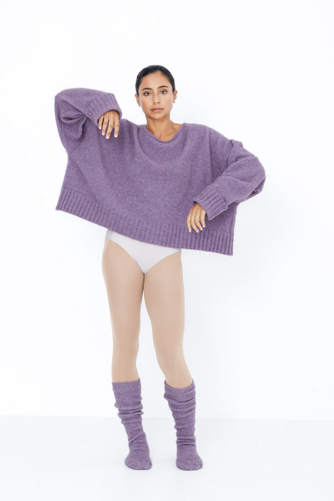 Lela Jacobs Possum and Silk Lavender Jersey