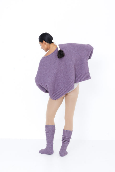 Lela Jacobs Possum and Silk Lavender Jersey