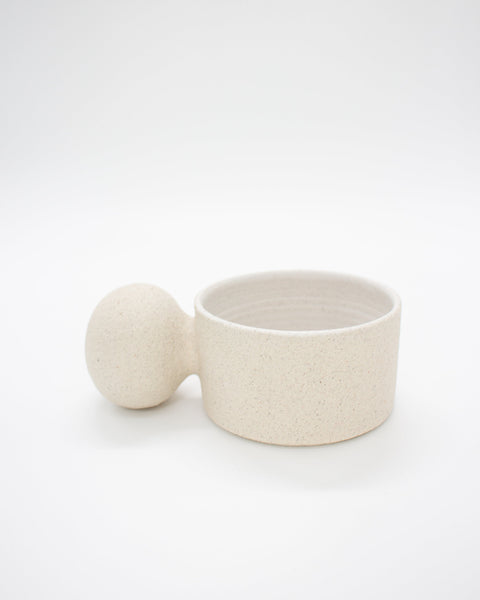 Spencer Ceramics White Ritual Ball Cup