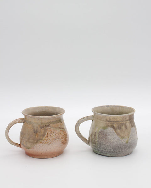 Julie Cromwell Grey and Peach Mug