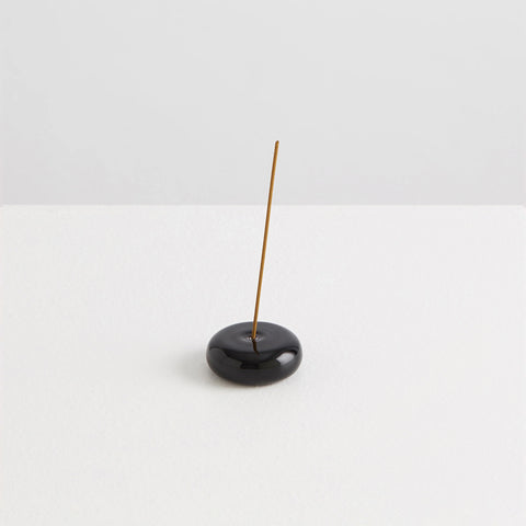 Maison Balzac Black Pebble Incense Holder