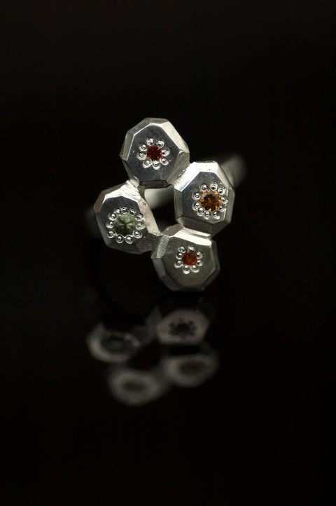 Camille Paloma Walton Mars Ring Sterling Silver