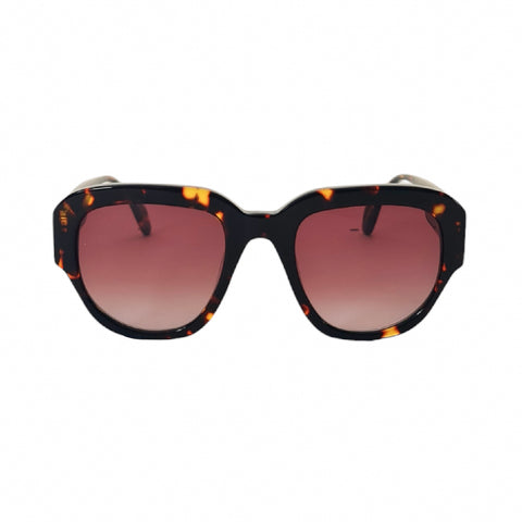Age Eyewear Brown Tortoise Shell Round Lens Sunglasses