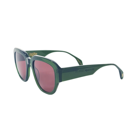 Montage Green Frames with brown lens