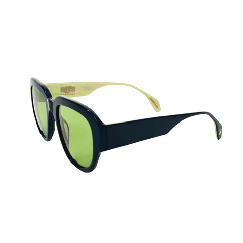 Age Eyewear Green lens Round Frame Sunglasses