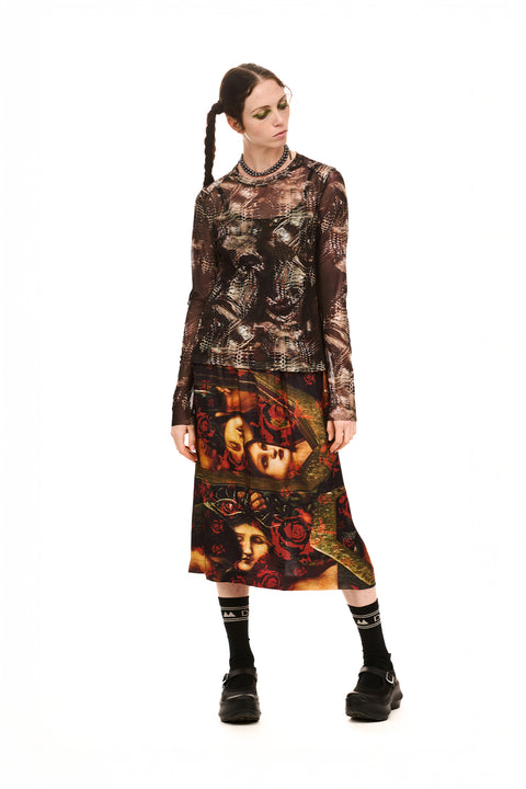 Nomd Three Sister Print Forever Skirt