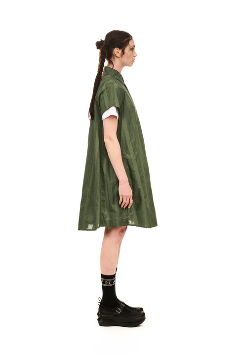 Nomd olive green shirt dress