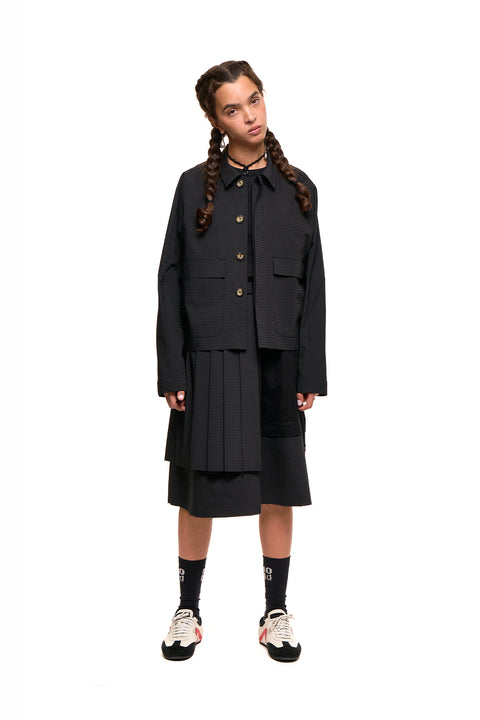 Nom*d jet jacket black ripstop