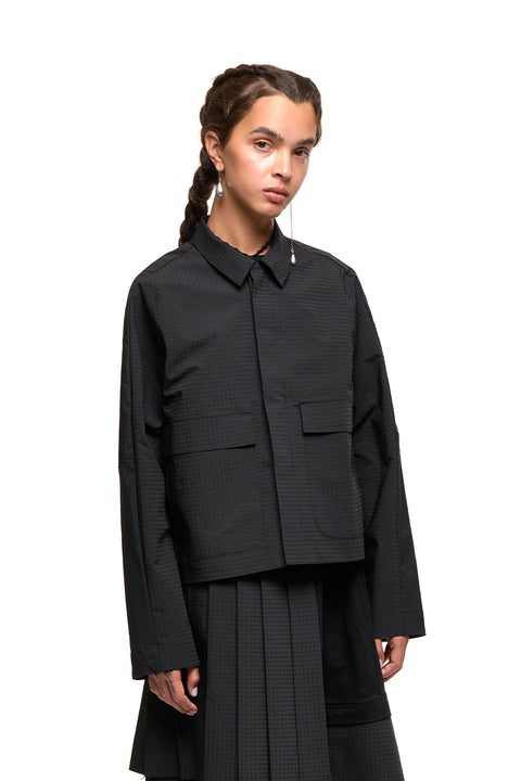 Nom*d jet jacket black ripstop