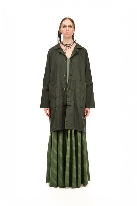 Nomd Manuscript coat green day skirt