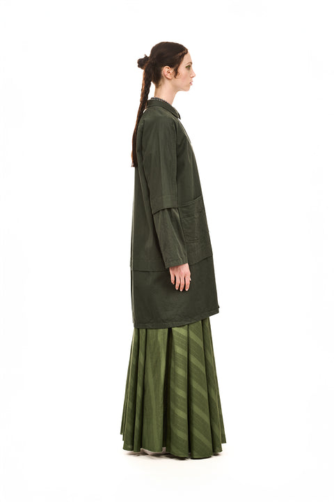 Nomd Manuscript coat green day skirt