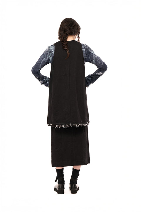 Nom*d Mods Mini Dress Black Denim