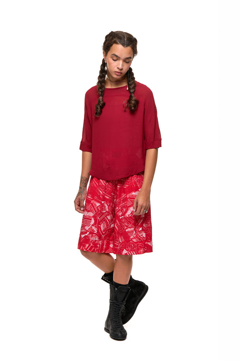 Nomd New Discuss Top Dark Red