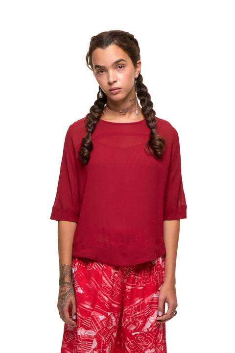 Nomd New Discuss Top Dark Red