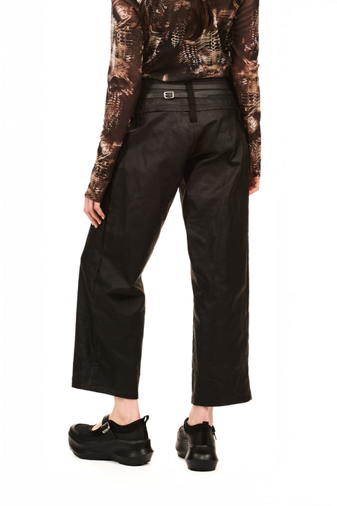 Nom*d Leather Look Trousers