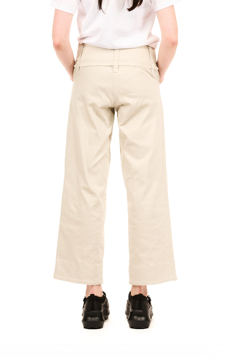 Nom*d Novel Trousers Cream Cotton