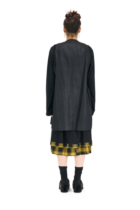 Nomd* Black Wax Denim Vest