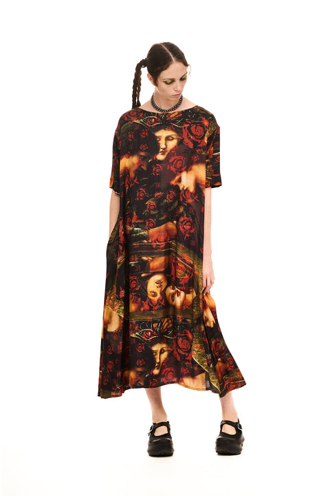 Nomd Odyssey dress three sisters print