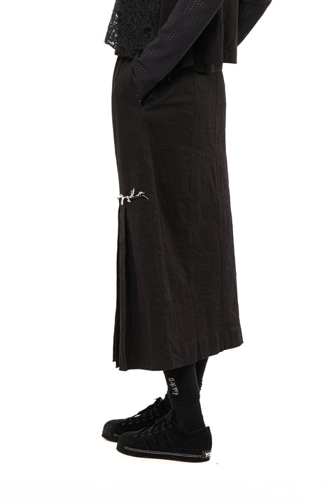 Nom*d Turntable Skirt Black Denim