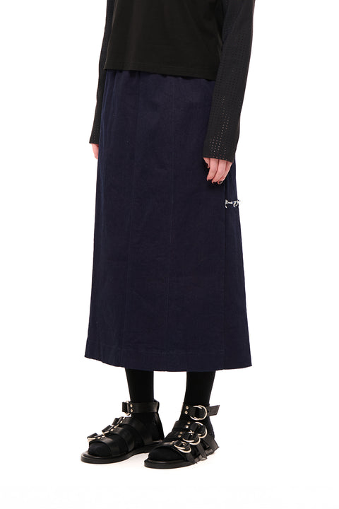 Nom*d Turn Table Skirt Indigo Denim