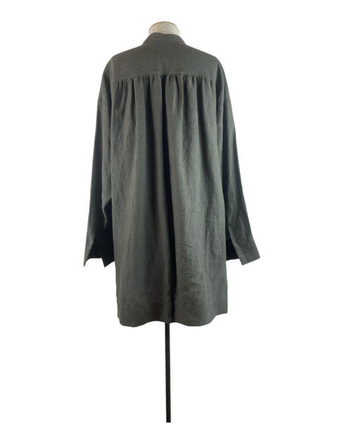 Herriot Potter Shirt Charcoal Grey Linen