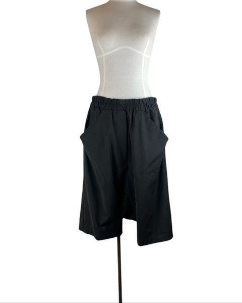 Herriot Baggy Shorts Black Wool