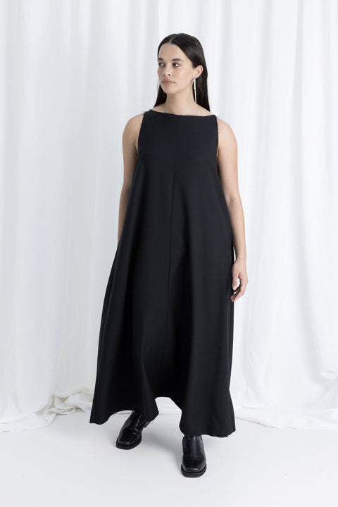 James Brown Raw Edge Shift Dress