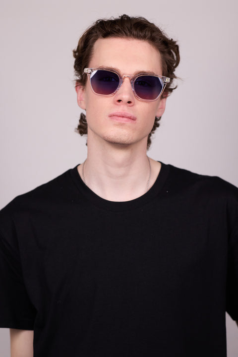 Page XL | Clear w Blue Purple