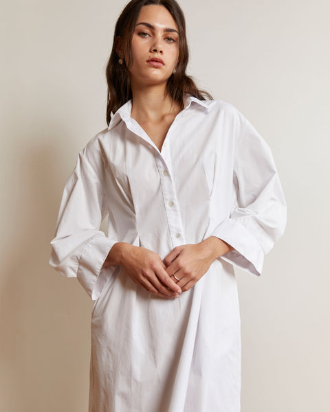 Mahsa Pullover Shirt Dress