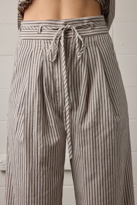 Towa Rhea Pant Natural Stripe