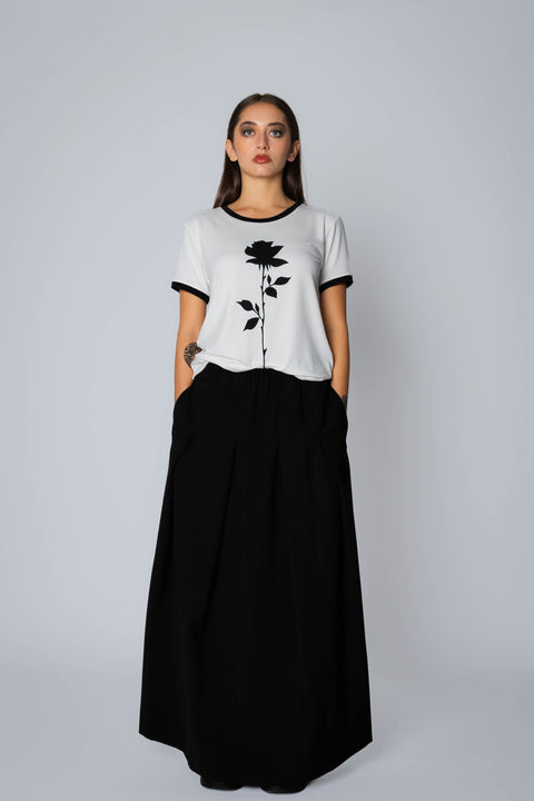 Tallulah Skirt | Black Wool