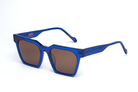 Age Eyewear Blue Cat Eye Sunglasses
