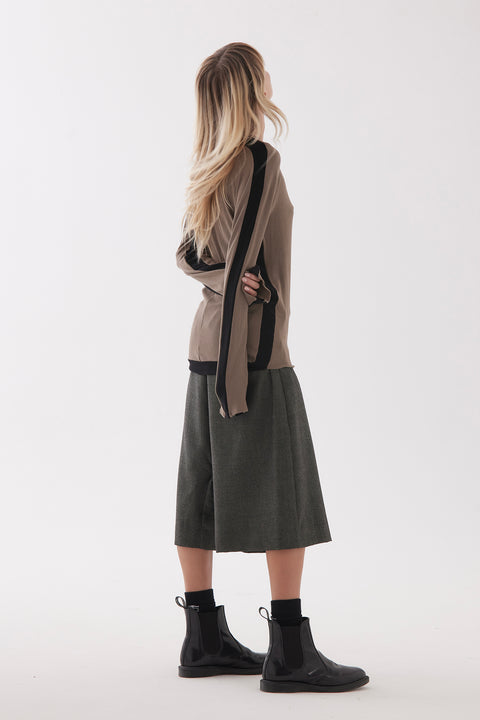 Zambesi Rhythm Long Sleeve Top in Biscotti